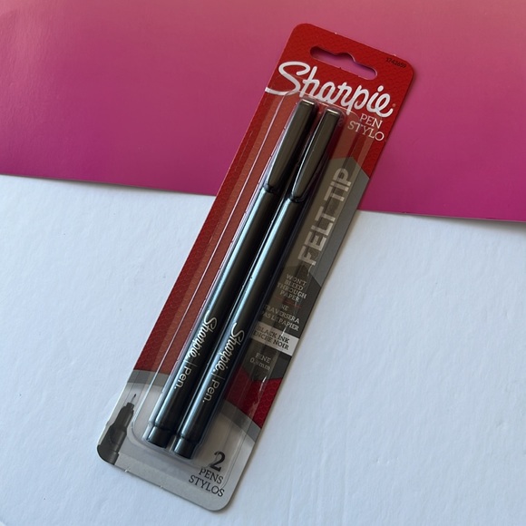 2 pcs Sharpie Pen Stylo 0.4mm Fine Point - Picture 2 of 8
